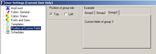 set custom fields